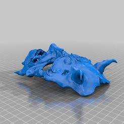 oni_mask_smoothed.png Бесплатный STL файл Oni Mask (smoothed)・Шаблон для 3D-печати для загрузки