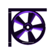 Mag-Wheel-Bracket-Left.stl Mag Wheel Shelf Bracket (Screw or Tape Mount)