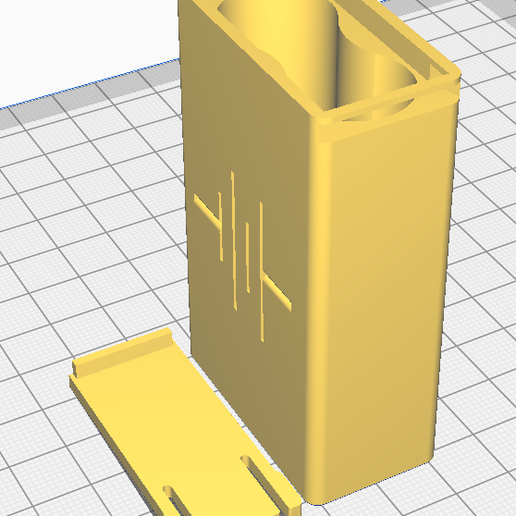 Case for 18650 batteries 3D model