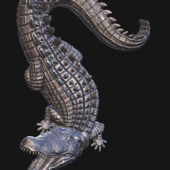 2.jpg STL file Crocodile 3d・3D printable design to download