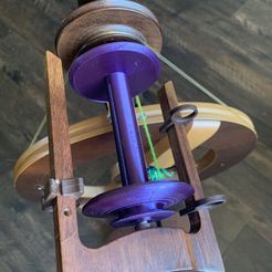 IMG_6206.jpeg Free 3D file Kromski Spinning wheel Spool・3D printer design to download, indiechixor