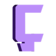 Ç.stl TRANSFORMERS Letters and Numbers | Logo