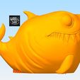 3.jpg Fat chibi shark 3D print model