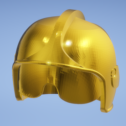 Casque-F1-Playmobil.png STL file Firefighter helmet model F1 for Playmobil・Template to download and 3D print