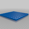 20mm_Cube_Tray_9x9.png 20mm Calibration Cube Storage Tray - Stackable
