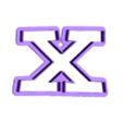 X_Ucase.stl yahoo alphabet - alphabet letters cookie cutter - cookie cutter