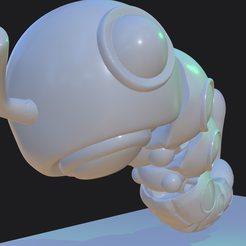 pokemon-cap-new-close.png STL file Pokemon Caterpie articulate・3D print design to download