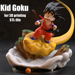 presentation-2.png Archivo STL Kid Goku STL・Modelo imprimible en 3D para descargar, Bley_3D_Arts