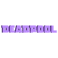 Deadpool-Logo.stl DEADPOOL Logo