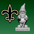 sain12.png NFL New Orleans Saints statue  Dwarfs -  American football  - 3d model