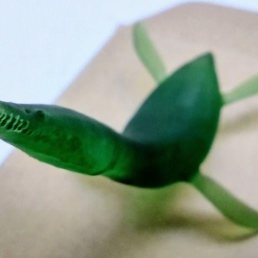 Rhomaleosaurus pliosaur statue 3D model