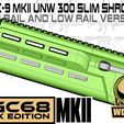 rae: He UNW 300 SLIM SHROUD TN ae a Rm a] Le ™ ™, ee Ab) Faces Gy, TI-X EDITION Cy FGC68-MKII UNW300 SLIM shroud for your magfed paintball marker