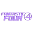 FANTASTIC 4 PART 2.stl Fantastic four - logo