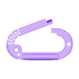 carabiner_remix_v2.stl Thicker Caribiner