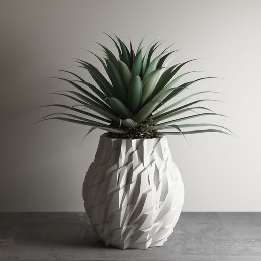 3D Printable Vase - Flower Pot / Planter g109