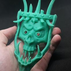 1.jpg STL file Skeleton mask・3D printer design to download