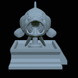 Bass-mount-statue-25.png fish Largemouth Bass / Micropterus salmoides open mouth statue detailed texture for 3d printing