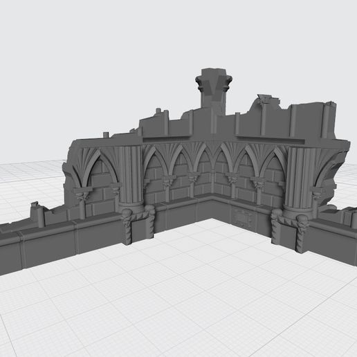 ruin-20b.jpg RETRO GOTHIC CORNER RUINS SET - 20 cantos em ruínas