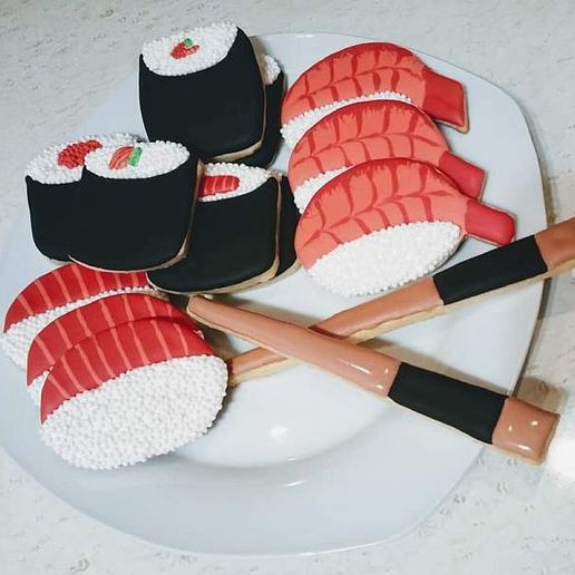 sushi cookie cutters - 3D model önizlemesi