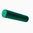unf12-55-300-70mm-3.png Airgun silencer UNF 1/2 threads .22 caliber 5.5mm 60, 70 and 80mm