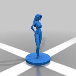 93f34640b032ba201946dfaf399b268a.png Archivo STL gratis La mujer planteó・Plan imprimible en 3D para descargar