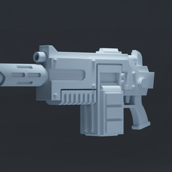 bolter_2h_no_hands_grey.png STL file Bolter for Space Marine・Model to download and 3D print