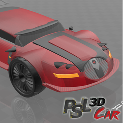 5.png Free STL file Psl 3D car N°3 "Median"・3D printer design to download