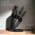 Lotus_side.jpg LOTUS | Knife Block