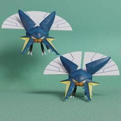 vikavolt-render.jpg Pokemon - Vikavolt with 2 poses