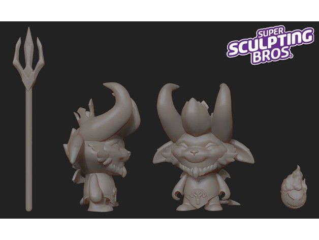 419db235644632046006af02c1a3d189_preview_featured.jpg Free STL file little devil teemo (urban toy style) from league of legends・Object to download and to 3D print, prozer