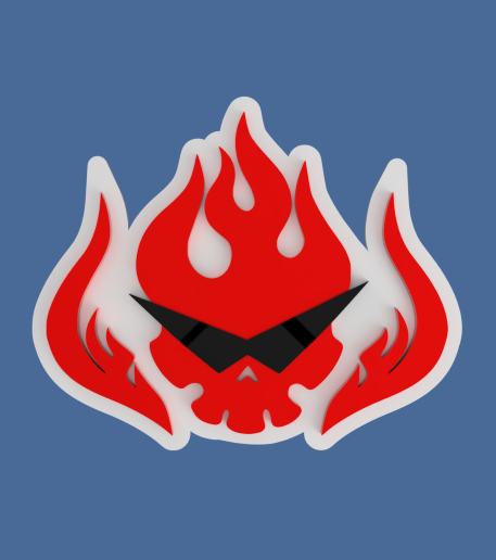 GURREN LAGANN IMAGE BOARD サイン入り 📛 Tengen Toppa Gurren Lagann - Badge・Free STL File for ・Cults