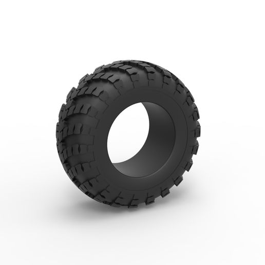 Military KRAZ tire VID-201 (1:25 Scale)