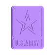US ARMY KEYCHAIN.stl US Army Logo Keychain