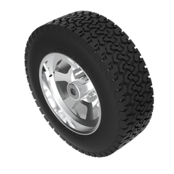 LJ-Felgen-und-Reifen.png Wheels and tires for FMS Suzuki Jimny LJ10 1:6 - Scaler