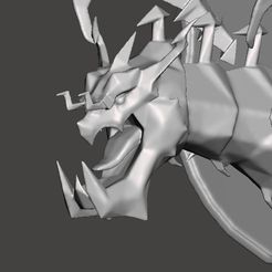armored dragon.jpg Fichier STL Trophée du dragon blindé lv7・Design pour imprimante 3D à télécharger, Lucas_Kranz