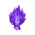 vegeta ssj2-cabeza.stl super vegeta ssj2