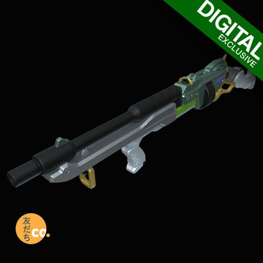 👾 Ashe's Mobster Rifle - Overwatch・ STL File for 3D printing・Cults