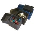 3.jpg Deck box with Dragonscales for Magic the gathering, dice or storage