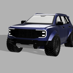 Ford-Everest-Raptor-Custom-1.png 3D file Ford Everest Raptor Custom・Model to download and 3D print