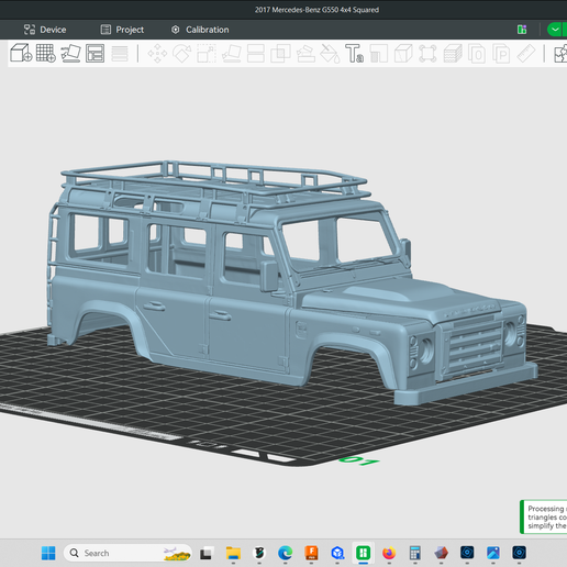 🐚 1986 Land Rover Defender D110, range rover, scale hollow interior ...
