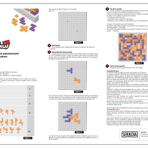 Descargar archivo STL Blokus 2 o 4 jugadores • Objeto para impresión 3D