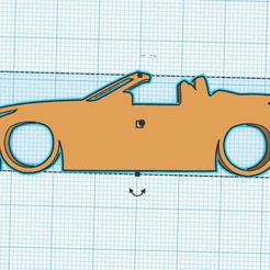 Web-capture_23-11-2023_125826_www.tinkercad.com.jpeg Porte-clés Nissan 370Z Fairlady Z Z34 Convertible Silhouette