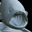 White-grouper-open-mouth-statue-58.png fish white grouper / Epinephelus aeneus open mouth statue detailed texture for 3d printing