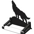Howling Wolf.JPG Howling Wolf Toilet Paper Roll Holder