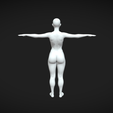 3.png High Detailed Women Fit Body Base Mesh T-Pose