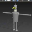 1.jpg Bender x 2(only model and Bender old texture)