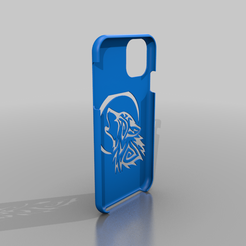 ip11_funda.png Fichier STL gratuit iphone 11, 11pro, 11pro max wolf case・Idée pour impression 3D à télécharger
