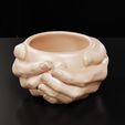 3D-model-Cupping-Hands-Pot.jpg Cupping Hands Pot