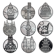 Cults-Deco-World-1.png STL file Decos World x 10 designs・3D printer design to download