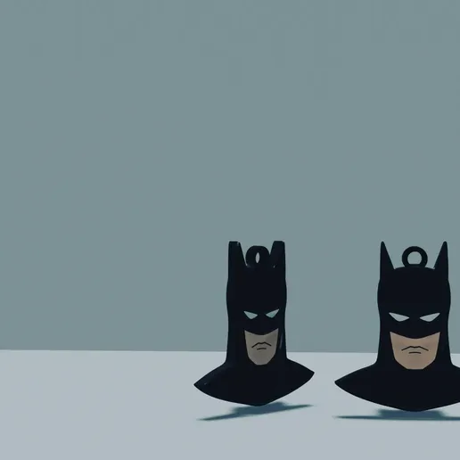 Badman keychain 3D model